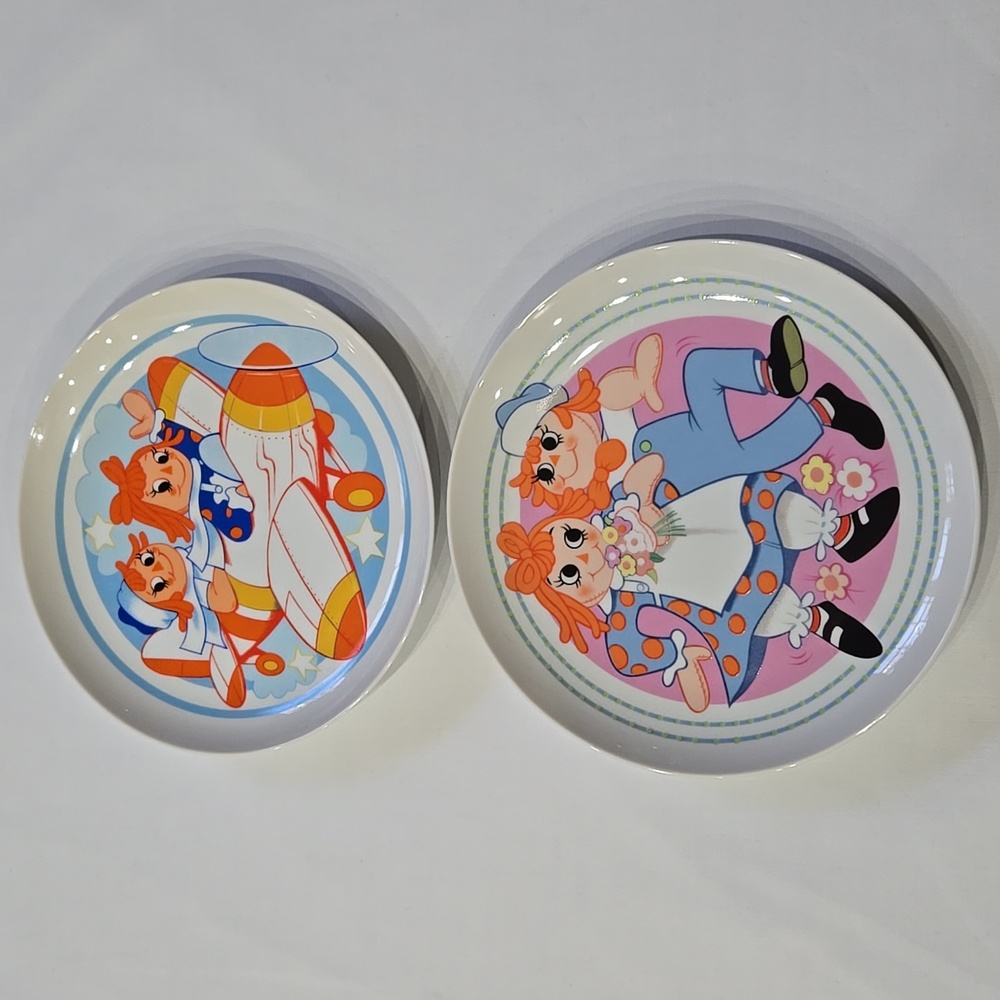 Raggedy Ann Decorative‎ Collector Wall Plates 80s Nostalgia Limited Edition
